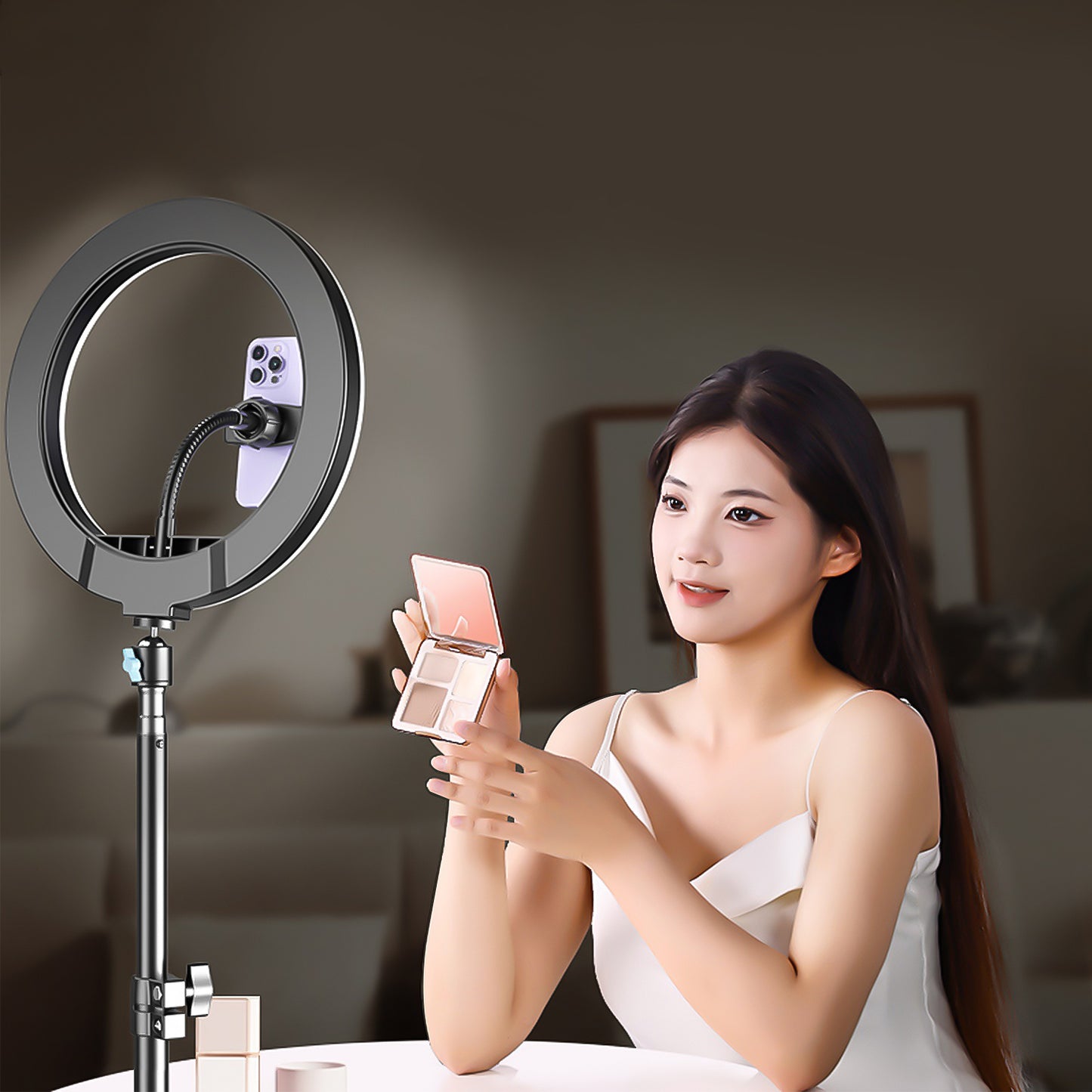 selfie Ring light with stand for phone