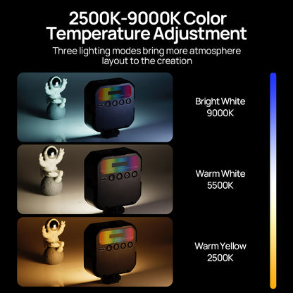 Color tone levels of SELFIEPLANNER Selfie One Ring Light.