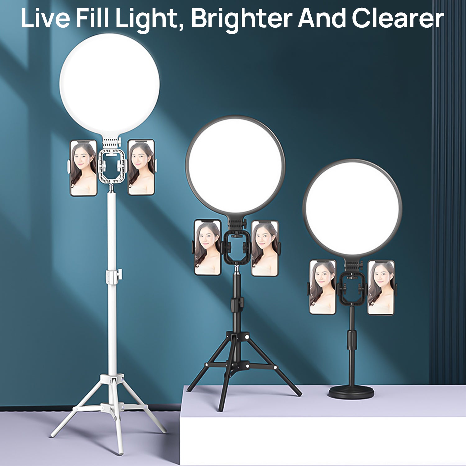 Selfie Ring Light with Tripod Stand and Phone Holder - selfieplanner