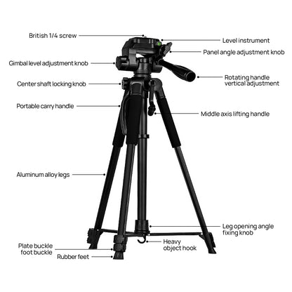 Camera tripod structure introduction