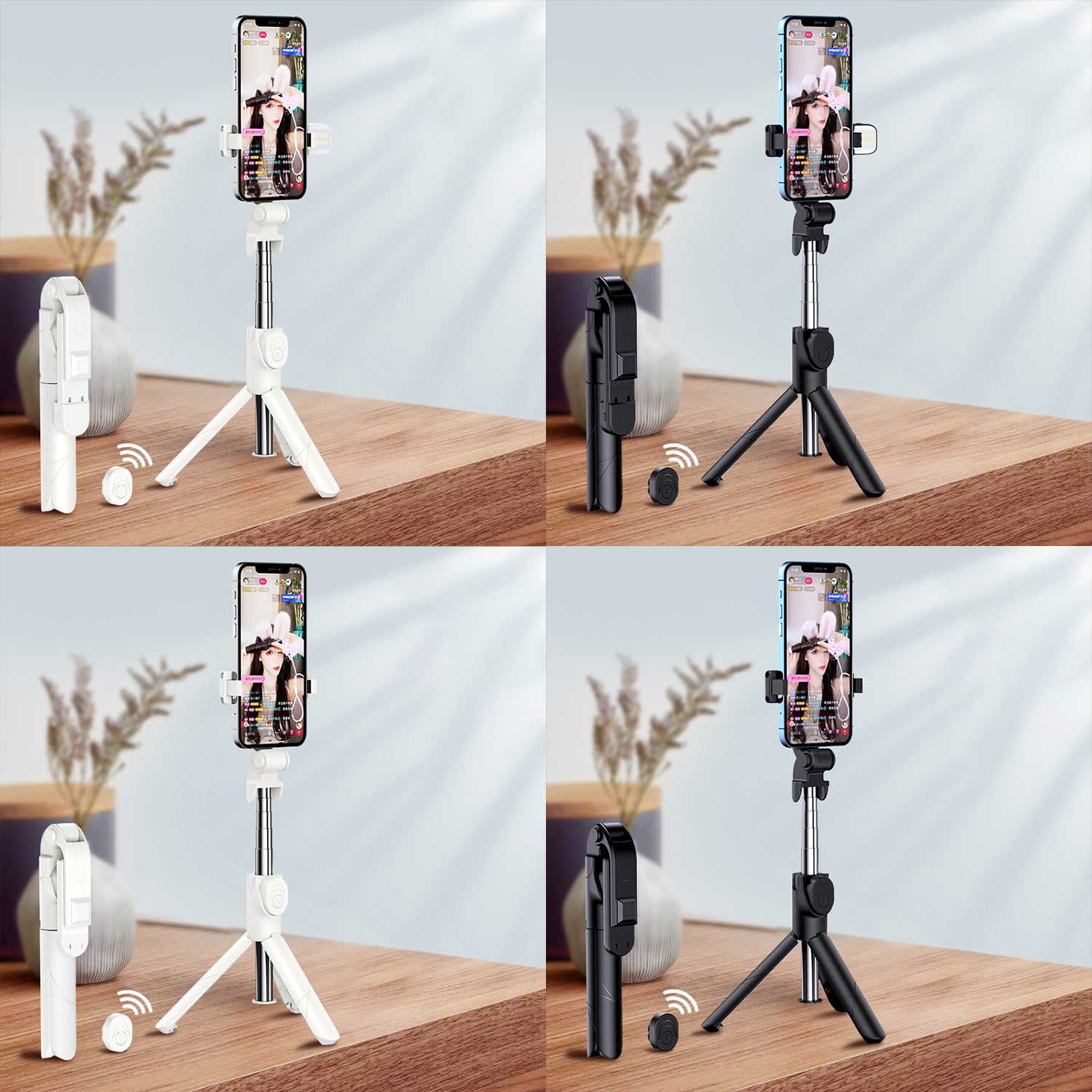 Different types of selfie sticks