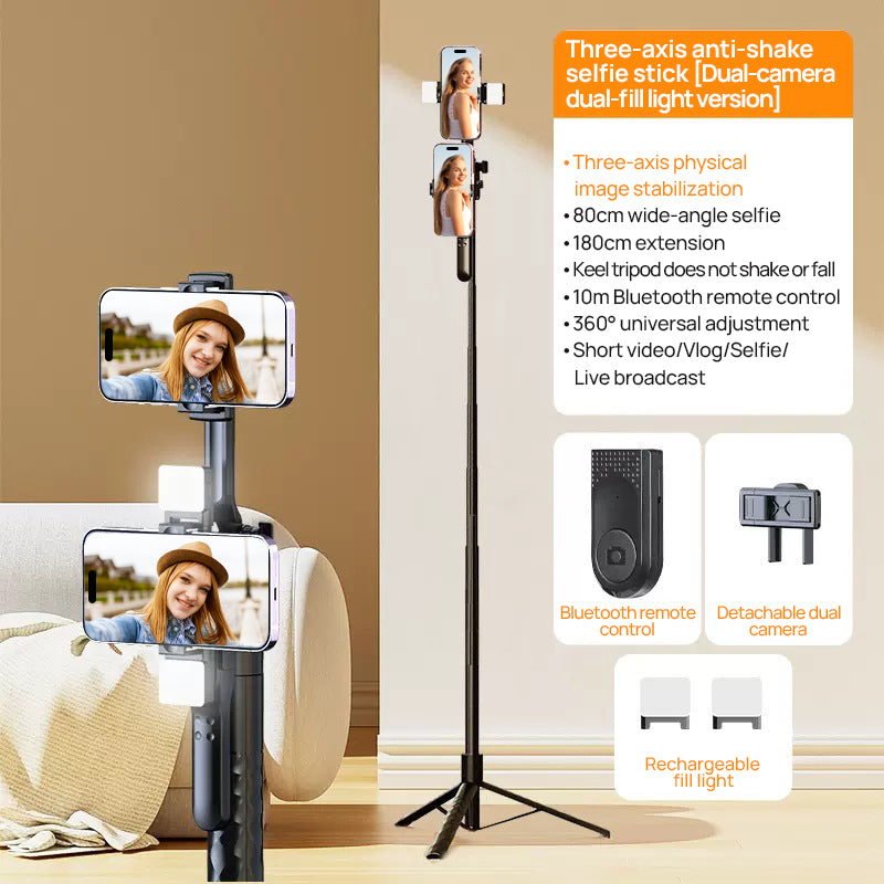 SELFIEPLANNER 70" Cell Phone Selfie Stick Tripod