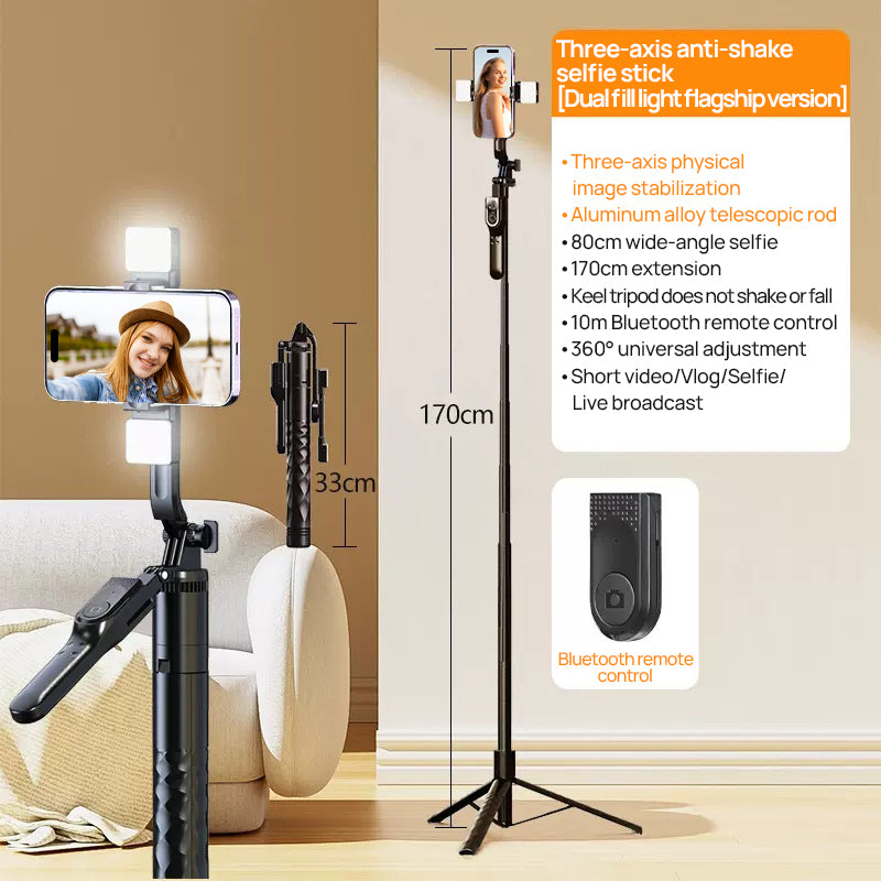 SELFIEPLANNER 70" Cell Phone Selfie Stick Tripod