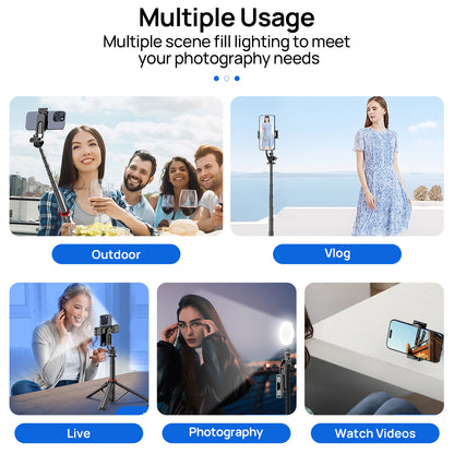 Multi-purpose selfie stick