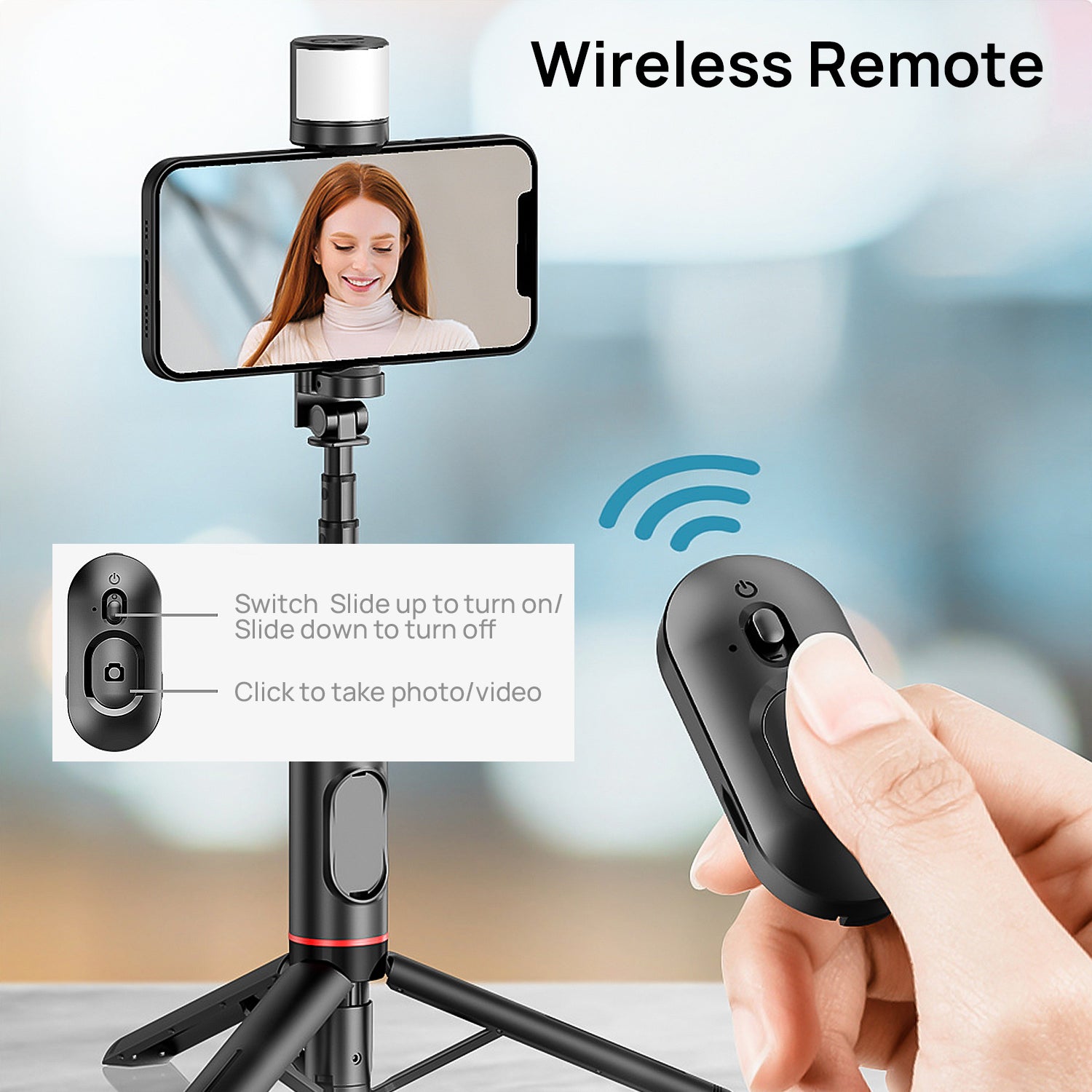 Selfie by the Wireless Remote