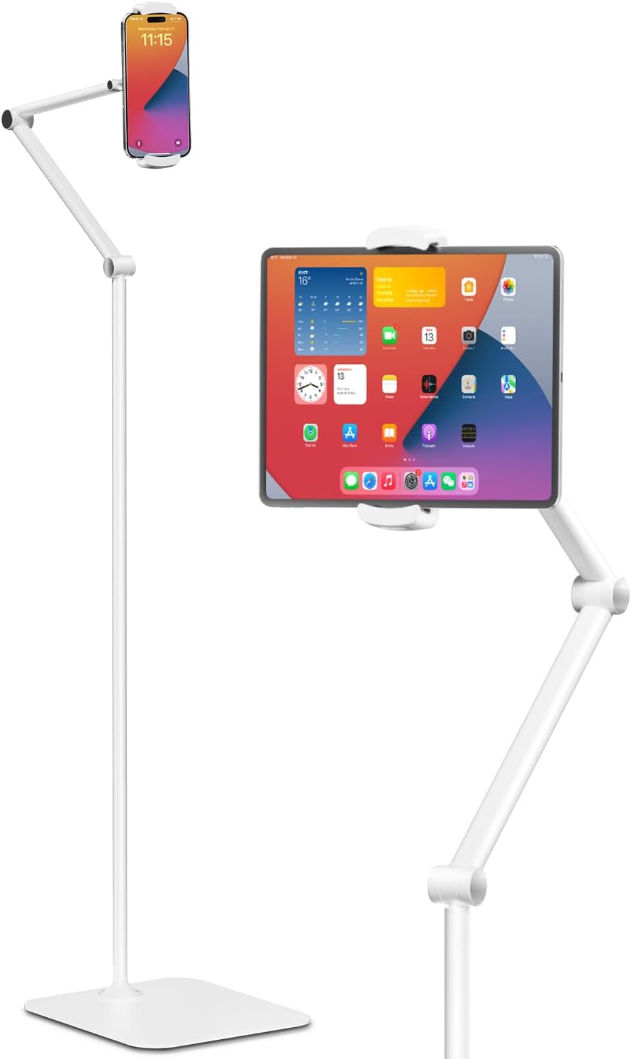 Tablet Floor Stand with 11lb Stable Base